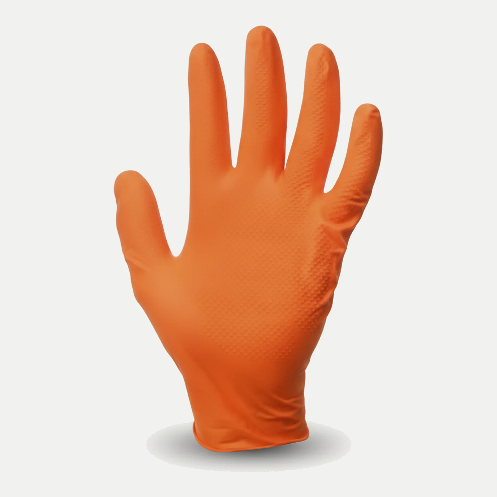 Gant Gripzzly Nitryl Orange - coloris orange et texture diamant