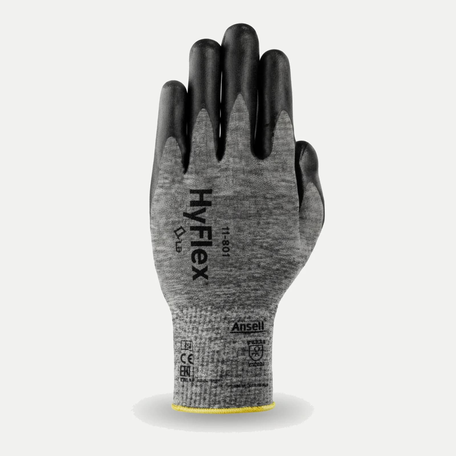 Gant Ansell HyFlex 11-801 - doublure sombre et mousse nitrile