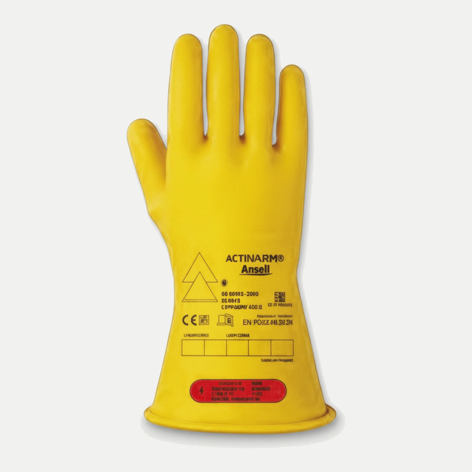 Gant Ansell E014Y - gant isolant caoutchouc naturel