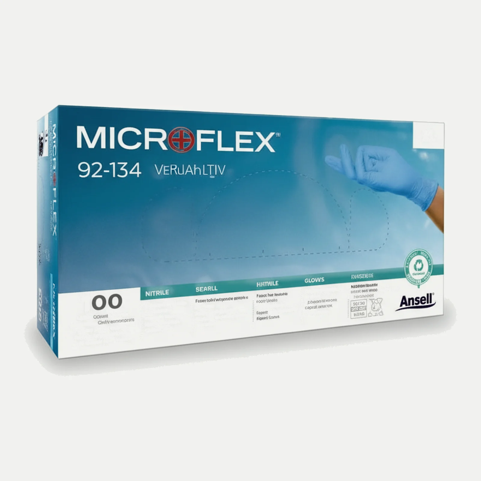 Gant Ansell Microflex 92-134 - nitrile léger et résistance aux déchirures annoncée
