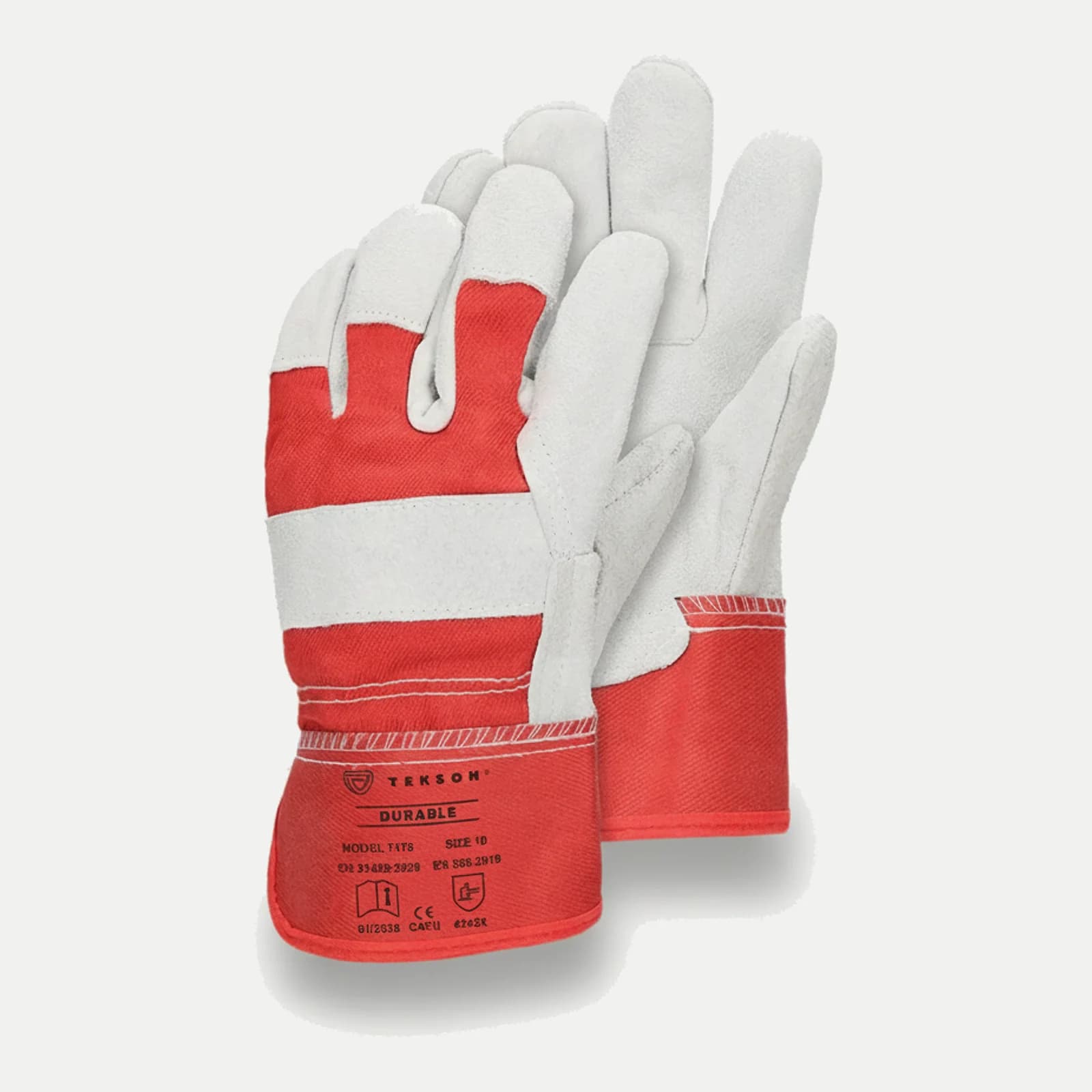 Gant TEKSON Durable - cuir de vachette et manchette rigide